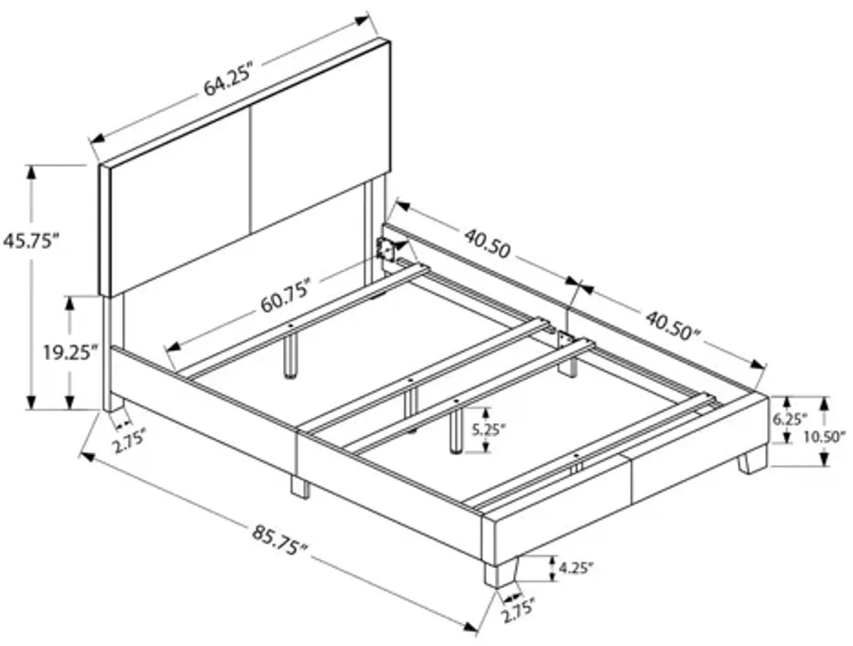 Monarch Specialties Queen Bed