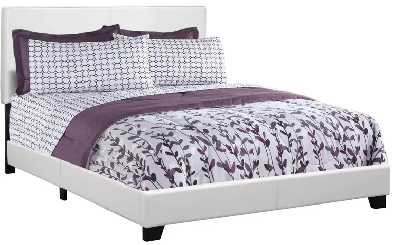 Monarch Specialties Queen Bed in White by Monarch Specialties