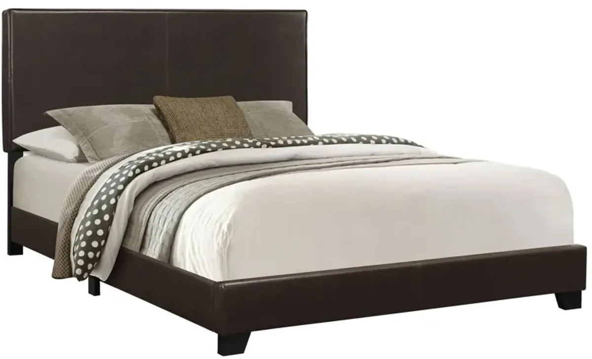 Monarch Specialties Queen Bed in Brown by Monarch Specialties