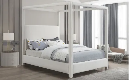 Emerson Bed in Cream by Meridian Furniture