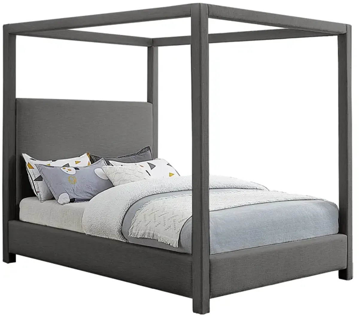 Emerson Bed in Gray by Meridian Furniture