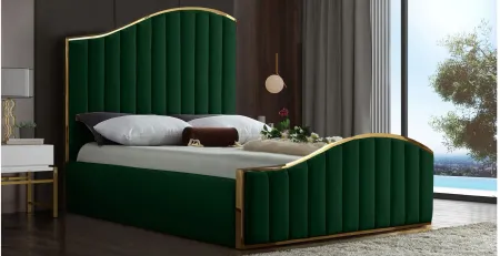 Jolie Bed in Green by Meridian Furniture