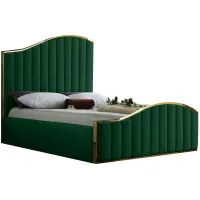 Jolie Bed in Green by Meridian Furniture