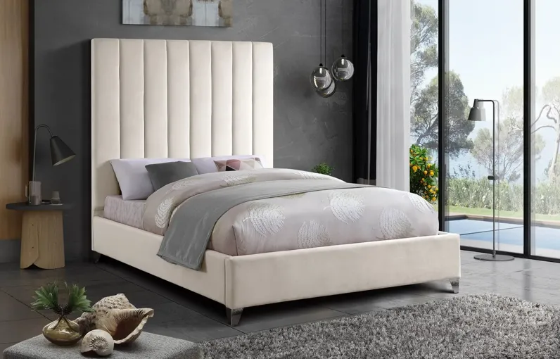 Via Full Bed in Gray by Meridian Furniture