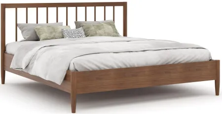 Selena Queen Bed in Walnut Stain by Unique Furniture