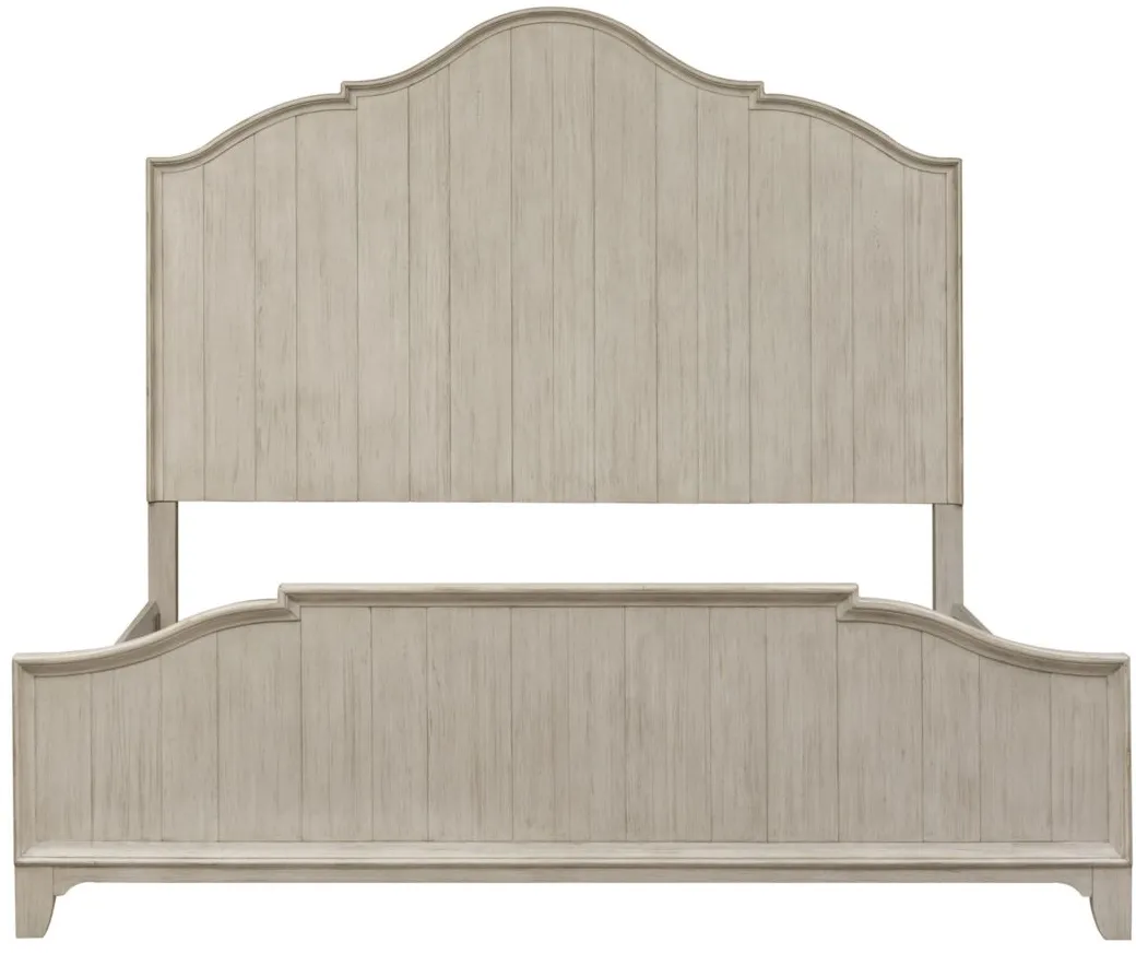 Farmhouse Reimagined Panel Bed in White by Liberty Furniture
