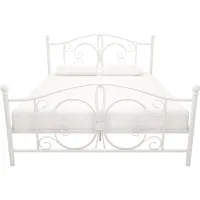 Bradford Bed Queen in White by DOREL HOME FURNISHINGS