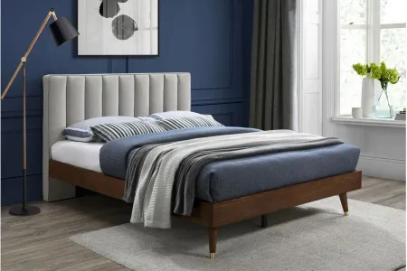 Vance Queen Bed in Gray by Meridian Furniture