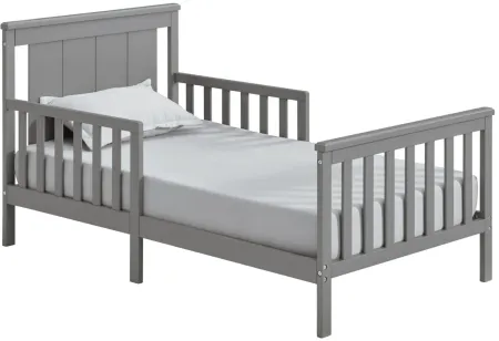 Oxford Baby Lazio Toddler Bed and Dresser Set - 2 pc. in Dove Gray by M DESIGN VILLAGE