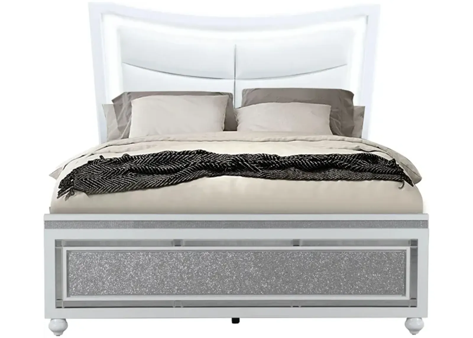 Collete Bed in White by Global Furniture Furniture USA