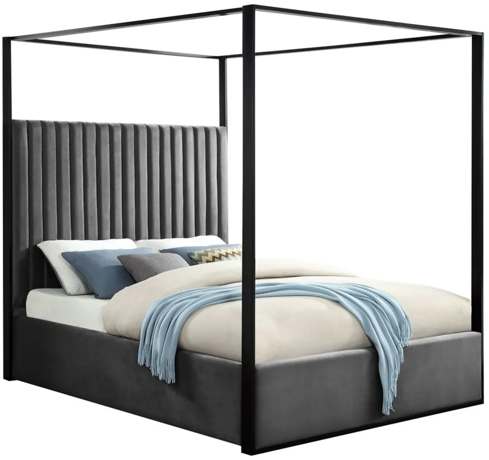 Jax Bed in Gray by Meridian Furniture