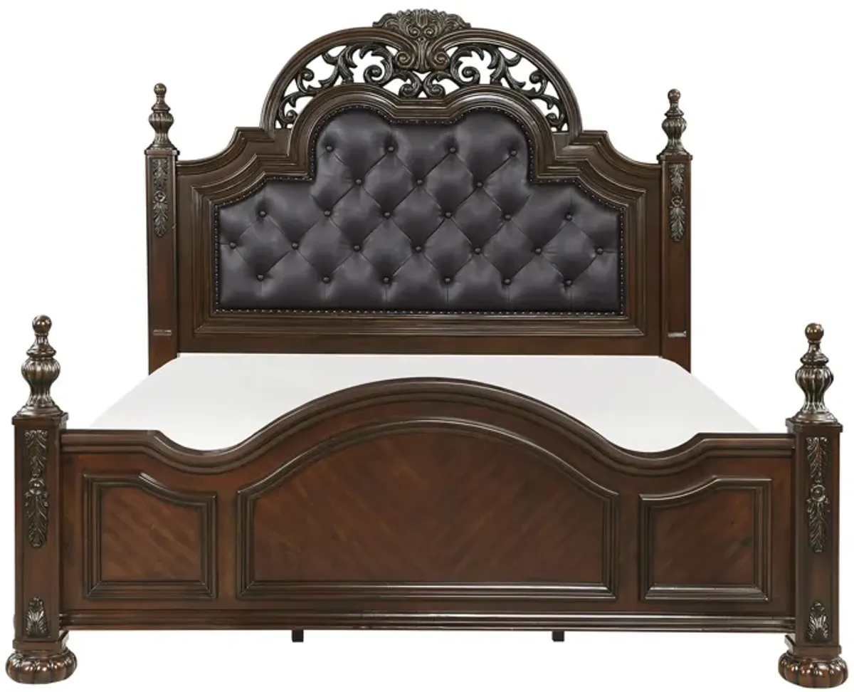 Nova Queen Bed in Cherry by Homelegance