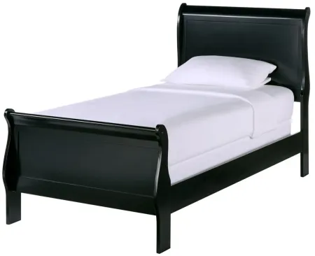 Edina 4-pc. Bedroom Set in Black by Homelegance