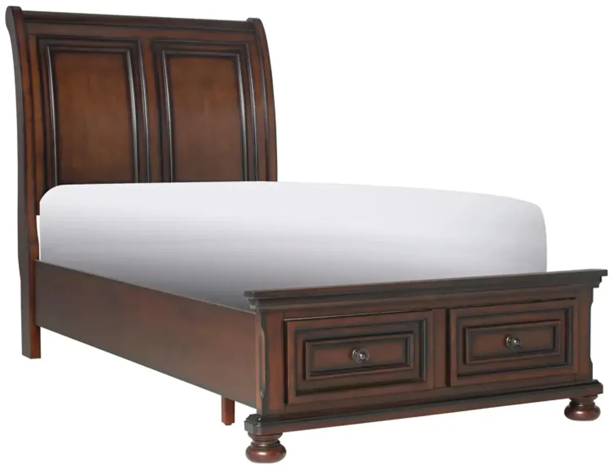 Donegan Sleigh Platform Storage Bed