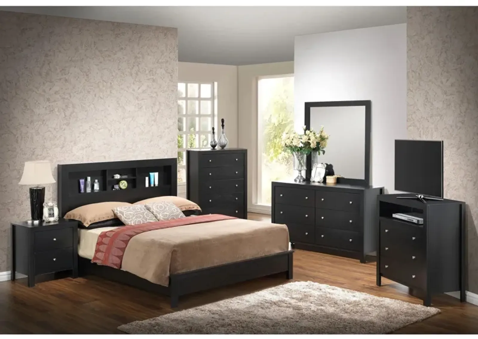 Burlington 4-pc. Bookcase Bedroom Set