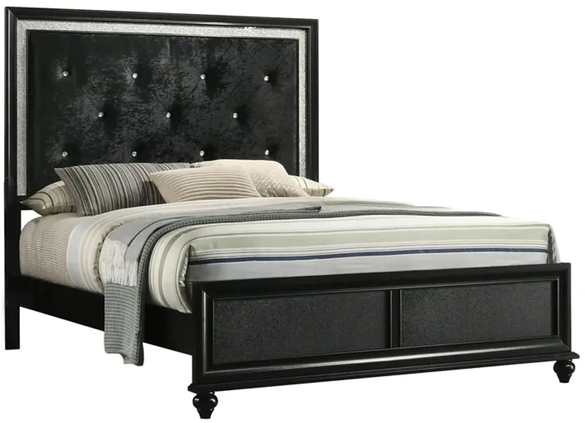 Lila Bed in Black by Crown Mark