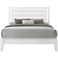 Evan Queen Bed in White by Crown Mark