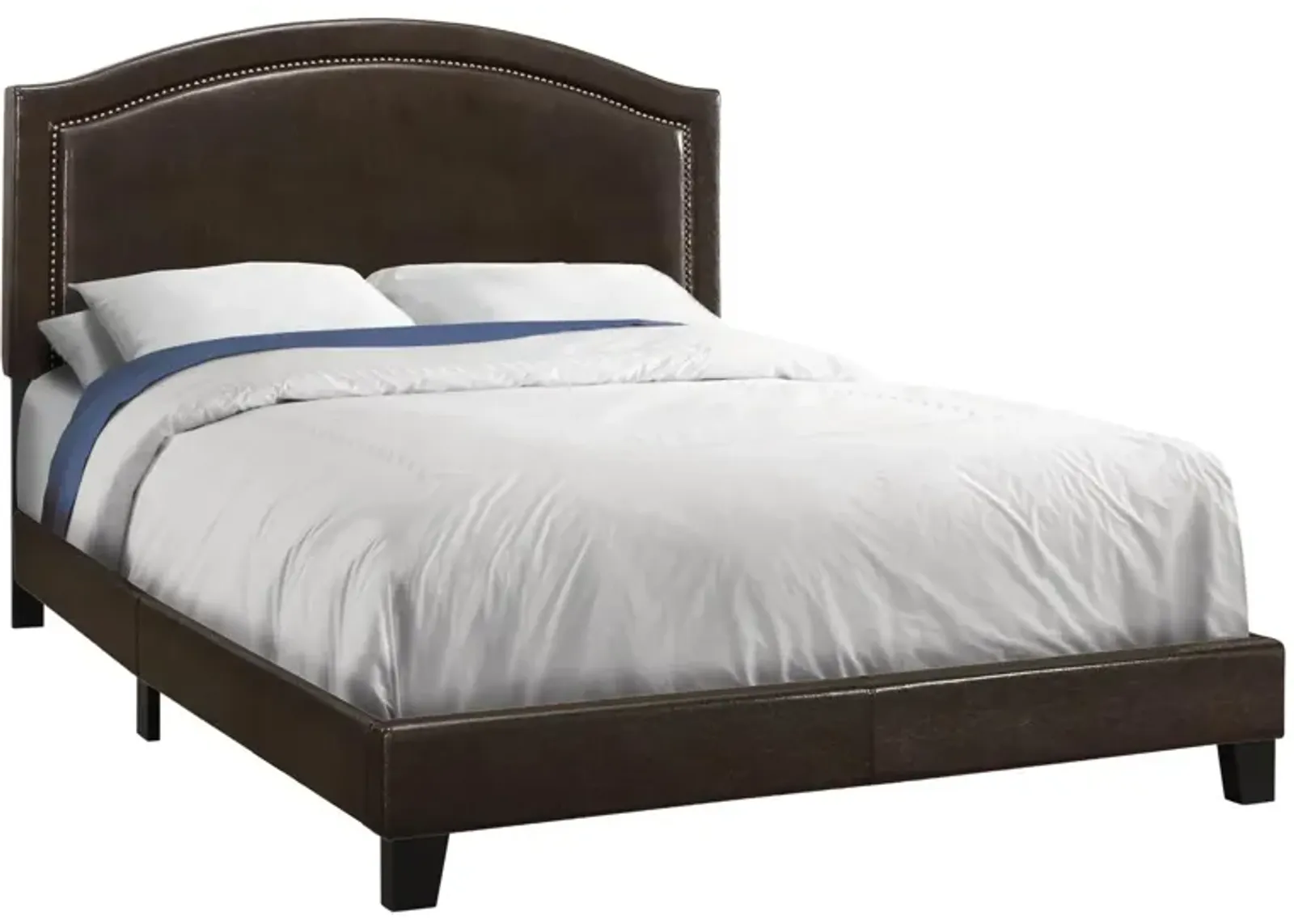 Monarch Specialties Queen Bed in Brown by Monarch Specialties