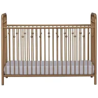 Little Seeds Monarch Hill Ivy Metal Baby Crib in Gold by DOREL HOME FURNISHINGS