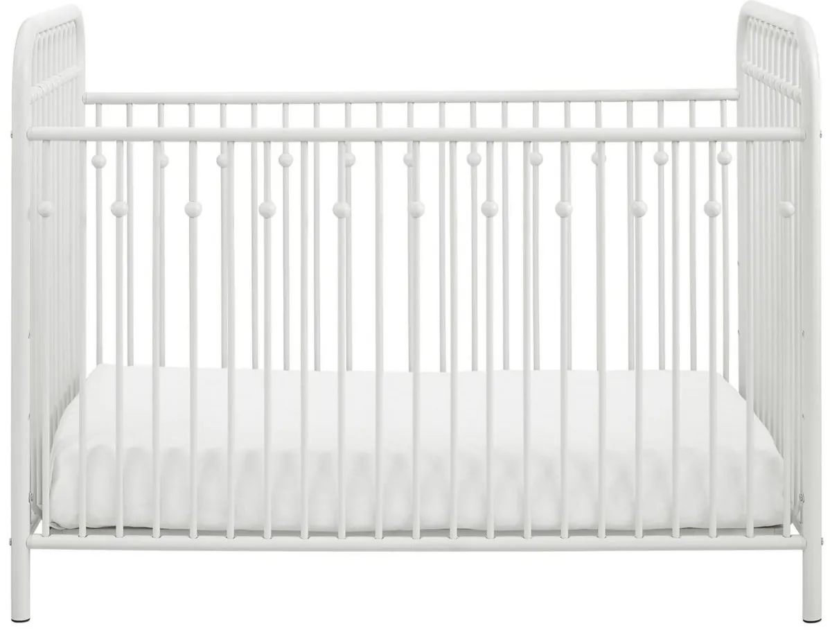 Little Seeds Monarch Hill Ivy Metal Baby Crib in White by DOREL HOME FURNISHINGS