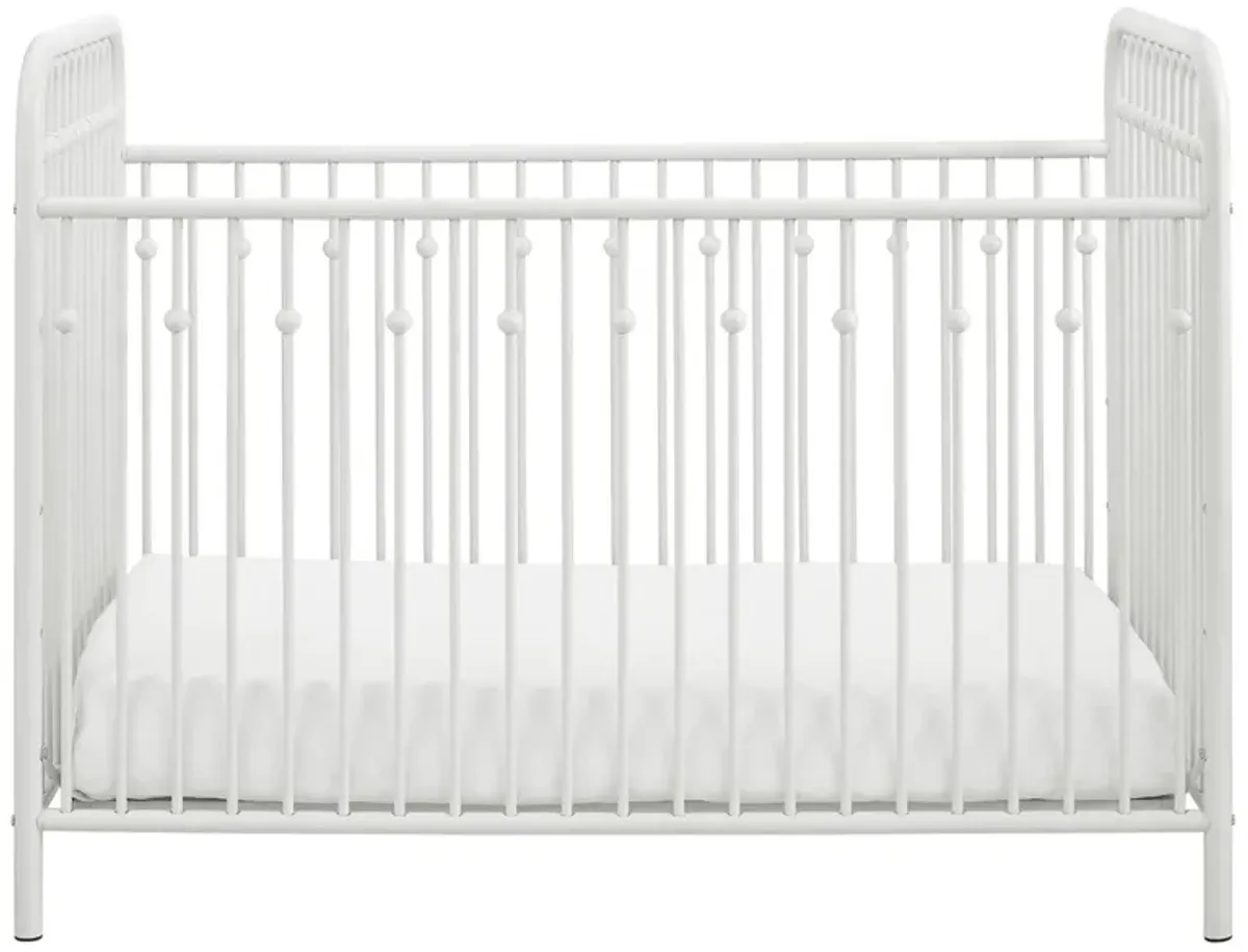 Little Seeds Monarch Hill Ivy Metal Baby Crib in White by DOREL HOME FURNISHINGS