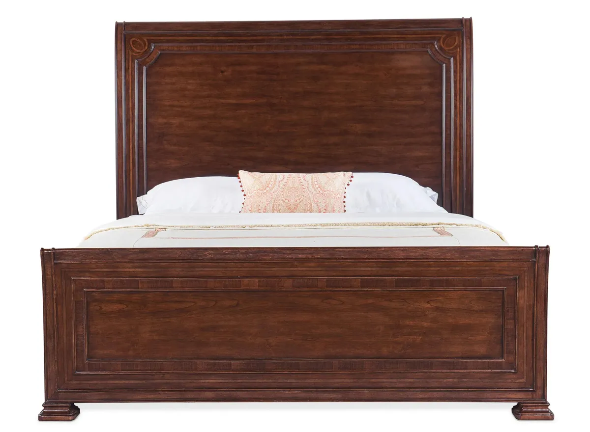 Charleston Queen Sleigh Bed