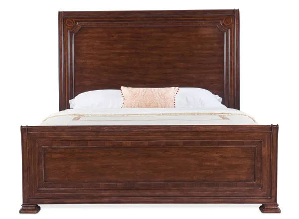 Charleston Queen Sleigh Bed
