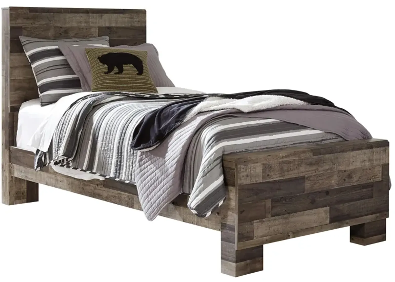 Ainsworth Panel Bed in Brown by Ashley Furniture