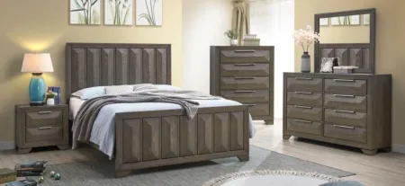Franklin King Bed in Walnut by Glory Furniture