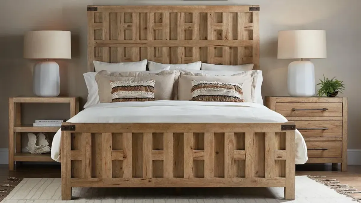 Vineyard Row Panel Bed