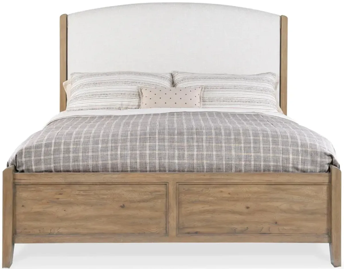 Vineyard Row Upholstered Bed