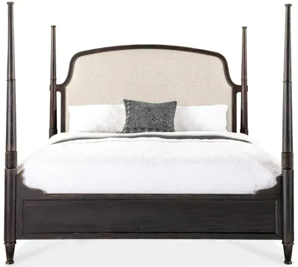Americana Upholstered Poster Bed