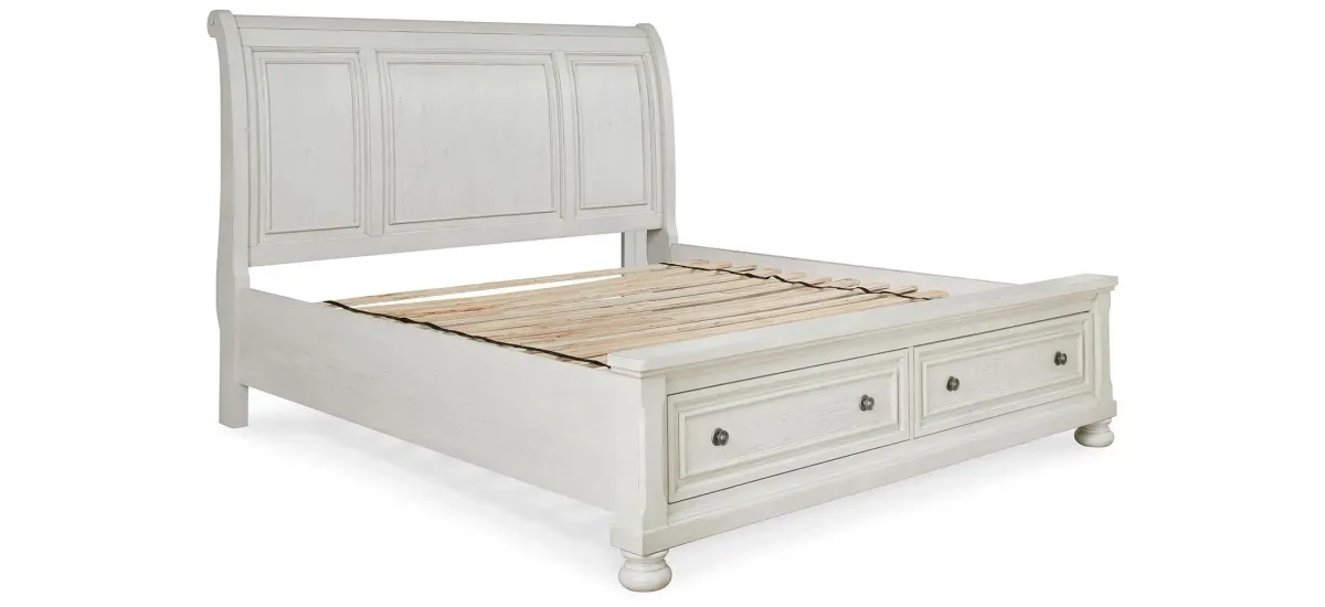 Robbinsdale California King Sleigh Bed with Storage