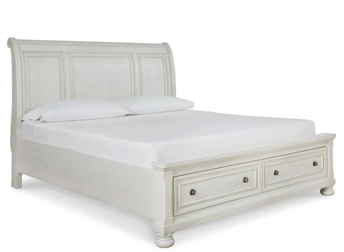 Robbinsdale California King Sleigh Bed with Storage