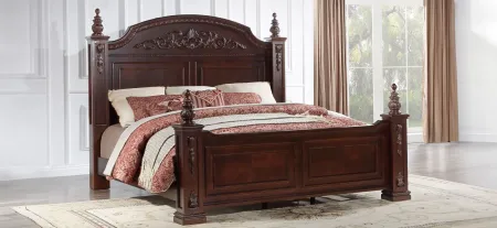 Lyndon Bed in Cherry by Glory Furniture
