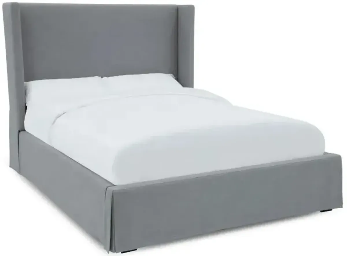 Cresta King Panel Bed in Gray by Bellanest