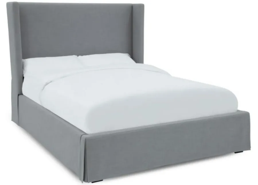 Cresta King Panel Bed in Gray by Bellanest