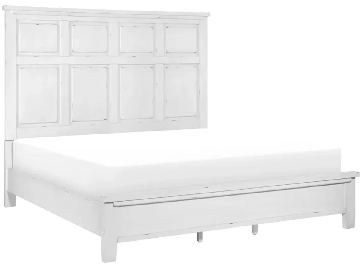 Herman Eastern King Bed in Antique White by Homelegance