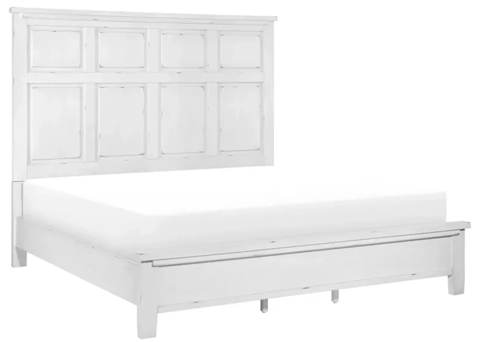 Herman Eastern King Bed in Antique White by Homelegance