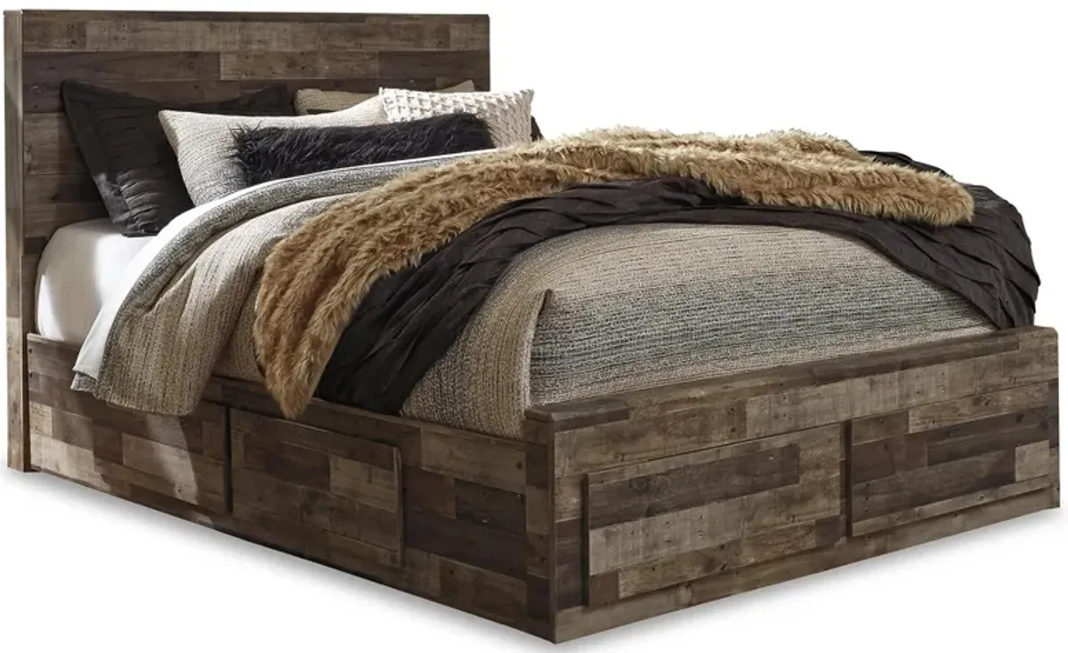 Ainsworth Panel Bed w/ 4 Storage Drawers