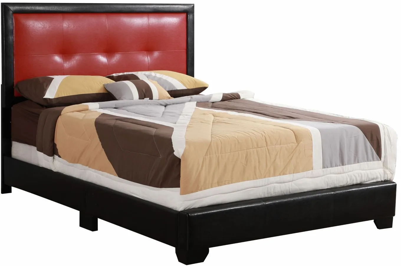 Panello King Bed in BLACK by Glory Furniture