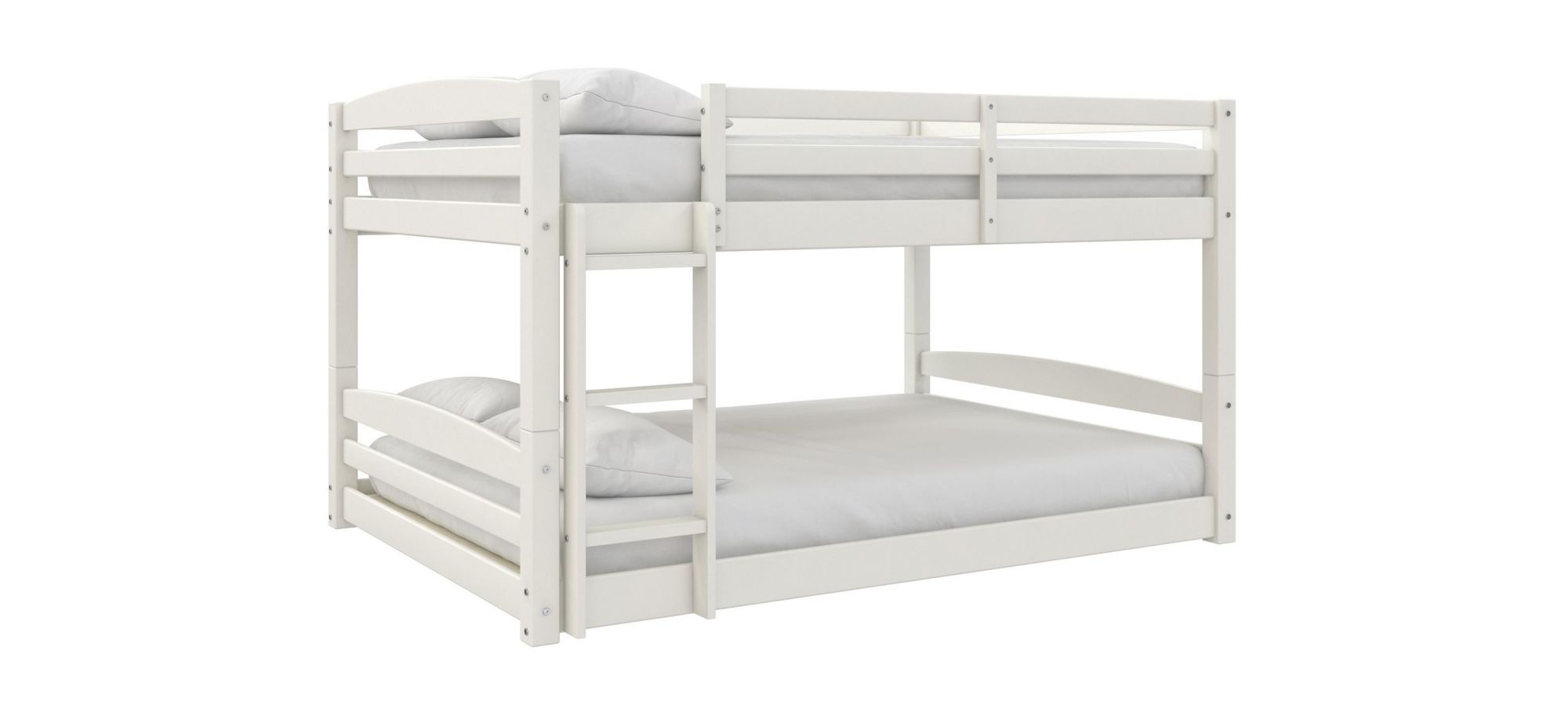 Atwater Living Aaida Full-Over-Full Floor Bunk Bed in White by DOREL HOME FURNISHINGS