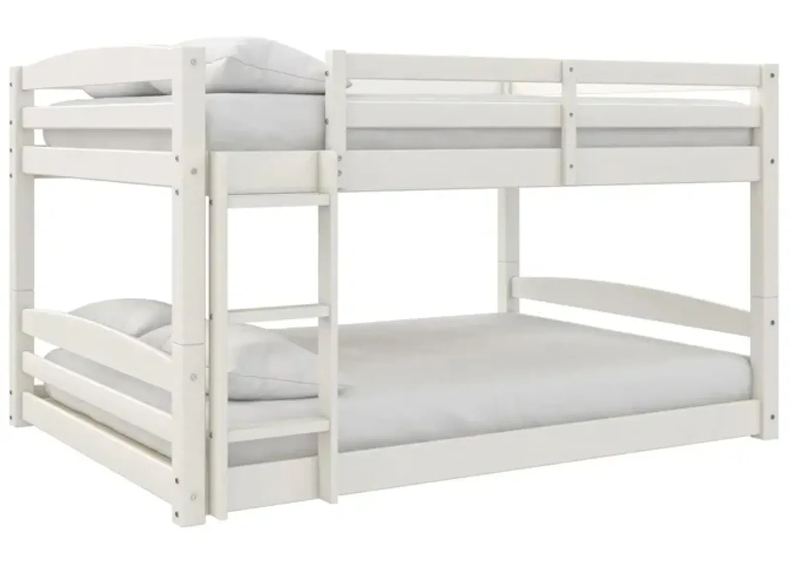 Atwater Living Aaida Full-Over-Full Floor Bunk Bed in White by DOREL HOME FURNISHINGS