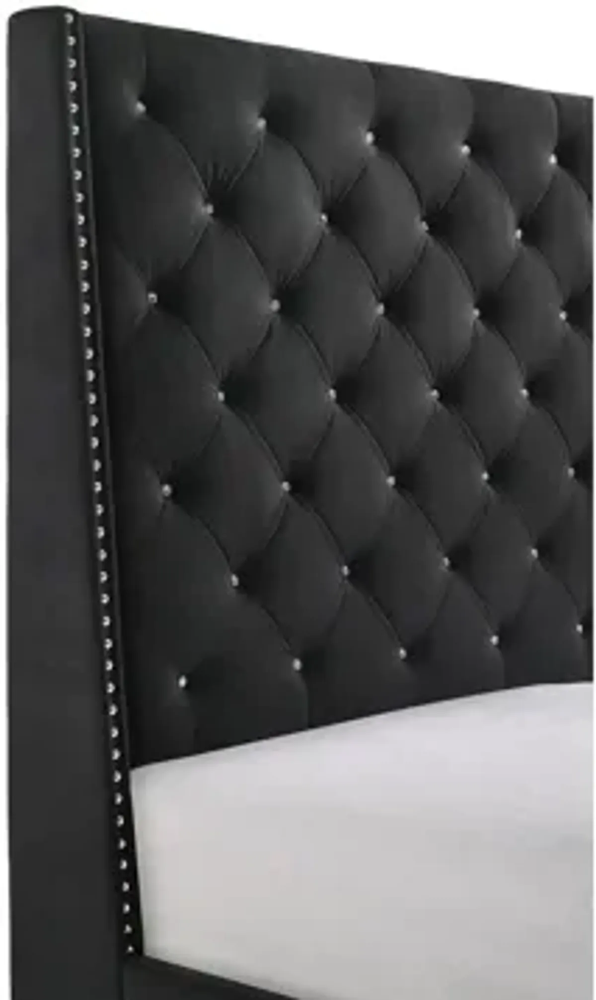 Chant Upholstered Wingback Tufted Bed