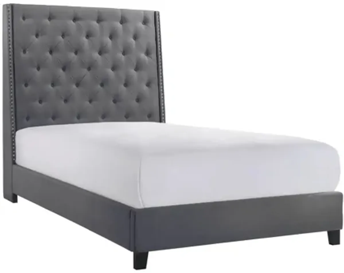 Chant Upholstered Wingback Tufted Bed