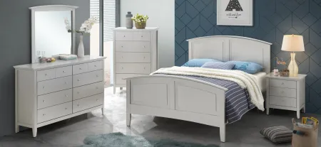 Hammond Panel Bed in Silver Champagne by Glory Furniture
