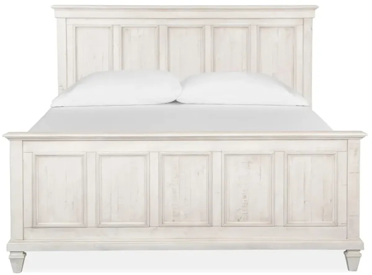 Ashford Panel Bed in Alabaster by Magnussen Home