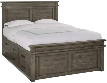 Hempstead Captain Bed in Graystone by A-America