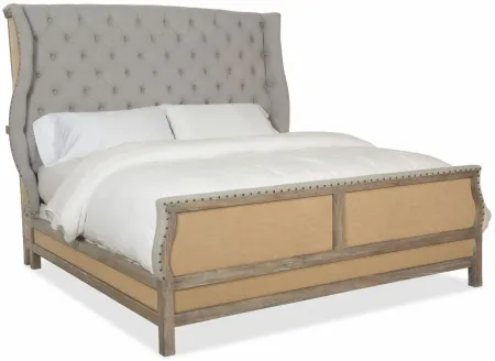 Boheme Upholstered Bed in Gray/Brown by Hooker Furniture