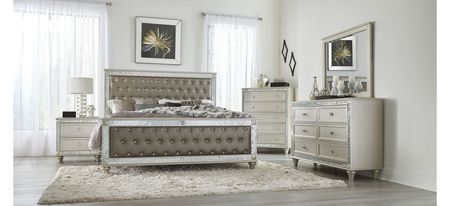 Lovell Cali King Bed in champagne by Homelegance